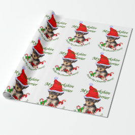 Yorkshire Terrier Christmas Geschenkpapier