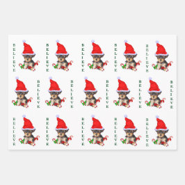Yorkshire Terrier Christmas Geschenkpapier Set