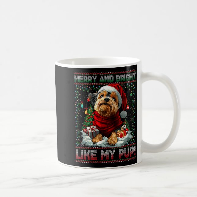Yorkshire Terrier Christmas Tree Decorations Dog L Kaffeetasse (Rechts)