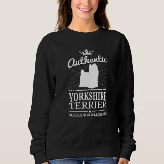 Yorkshire Terrier Dog Breed 75 Sweatshirt