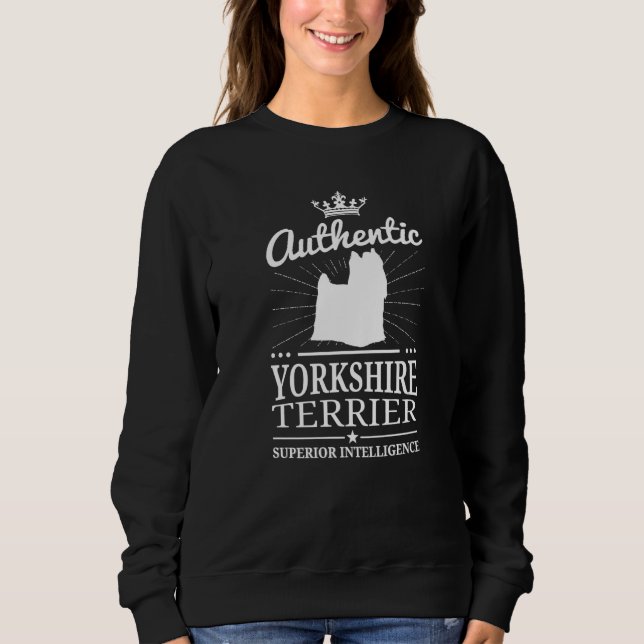Yorkshire Terrier Dog Breed  75 Sweatshirt (Vorderseite)