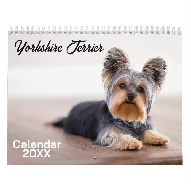 Yorkshire Terrier Dog Calendar 2026 Kalender (Titelbild)