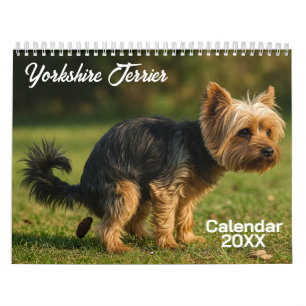 Yorkshire Terrier Dog Calendar 2026 Kalender