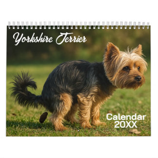 Yorkshire Terrier Dog Calendar 2026 Kalender