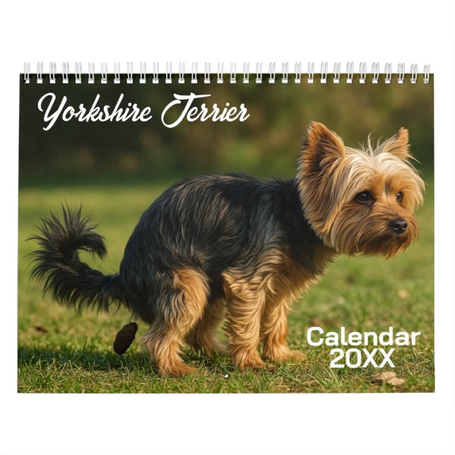 Yorkshire Terrier Dog Calendar 2026 Kalender (Titelbild)