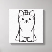 Yorkshire Terrier Dog Cartoon