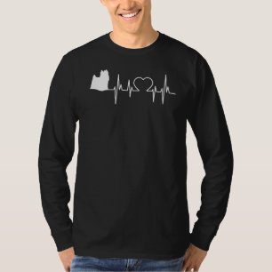 Yorkshire Terrier Dog Heartbeat T-Shirt