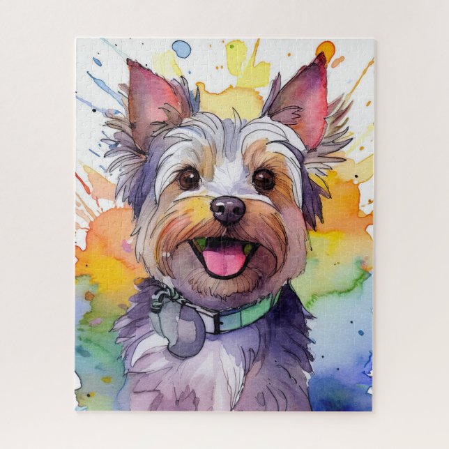 Yorkshire Terrier Dog Jigsaw Puzzle (Vertikal)