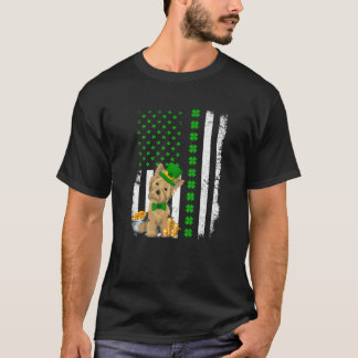 Yorkshire Terrier Dog Lover St Patrick's Day Puppy T-Shirt