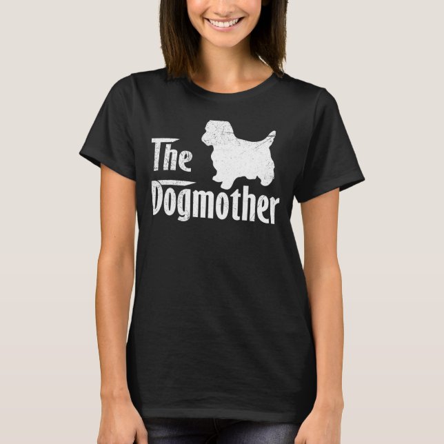 Yorkshire Terrier Dog Mama Muttertag T-Shirt (Vorderseite)