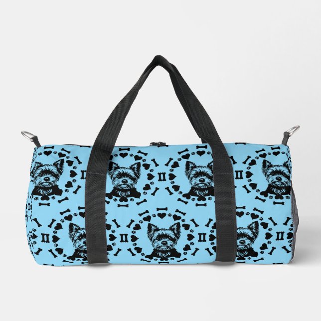 Yorkshire Terrier Dog Owner Duffle Bag (Vorderseite)