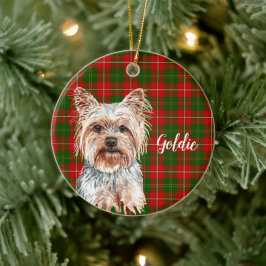 Yorkshire Terrier Dog Personalisiert Keramik Ornament