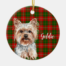 Yorkshire Terrier Dog Personalisiert Keramik Ornament