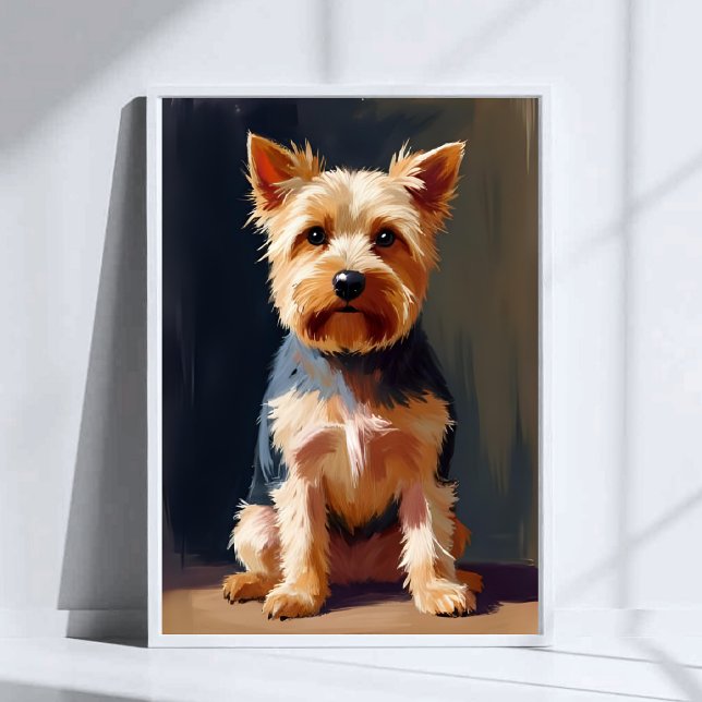 Yorkshire Terrier Dog Pet Painting Poster (Von Creator hochgeladen)
