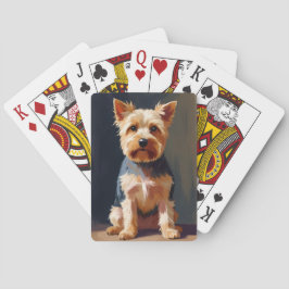 Yorkshire Terrier Dog Pet Painting Spielkarten