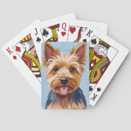 Yorkshire Terrier | Dog Portrait Painting Spielkarten