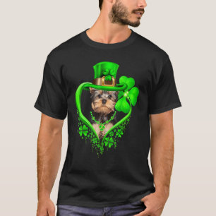 Yorkshire Terrier Dog St Patricks Day Lover Irish T-Shirt