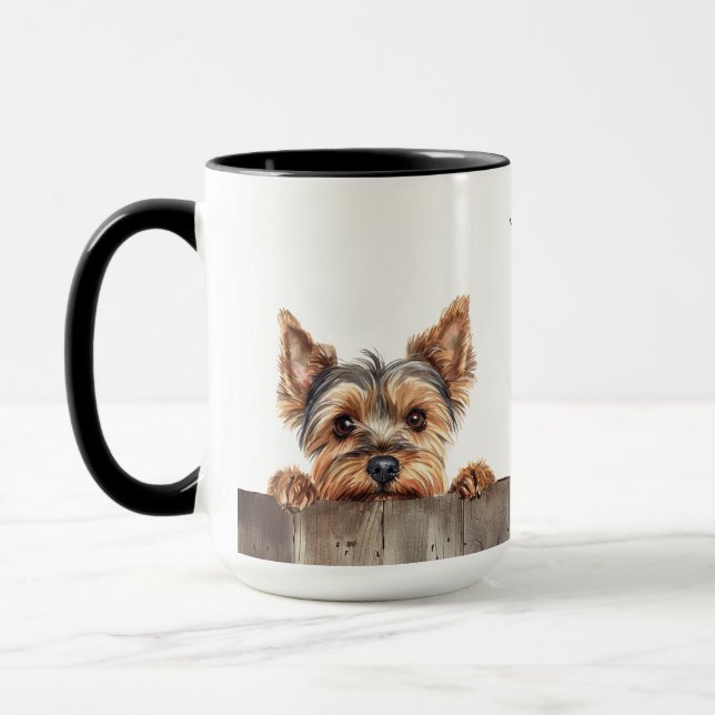 Yorkshire Terrier Dog Tasse (Links)