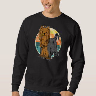 Yorkshire Terrier Dog Vintag 25 Sweatshirt