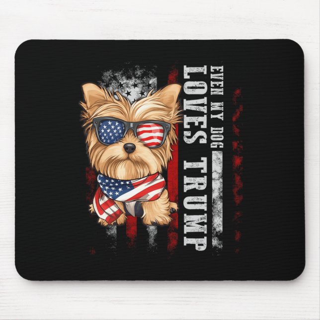 Yorkshire Terrier Dog Yorkie sogar meine Lieben Tr Mousepad (Vorne)