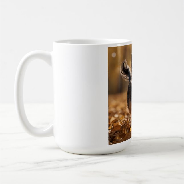 Yorkshire Terrier Elegant Coffee Tasse (Links)