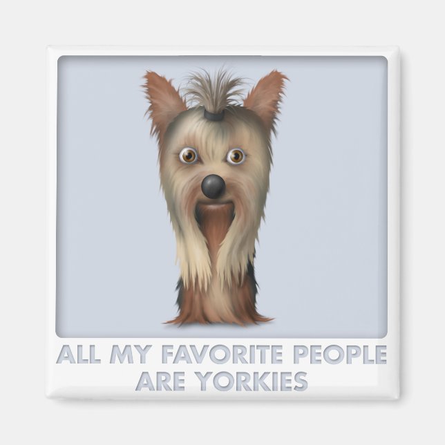 Yorkshire Terrier Favorite Magnet (Vorne)