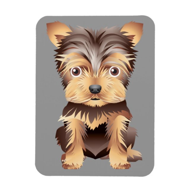 Yorkshire Terrier Flex Magnet (Vertikal)