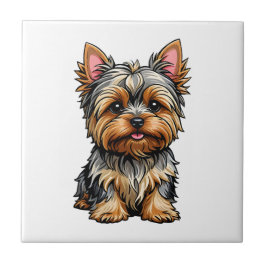 Yorkshire Terrier Fliese