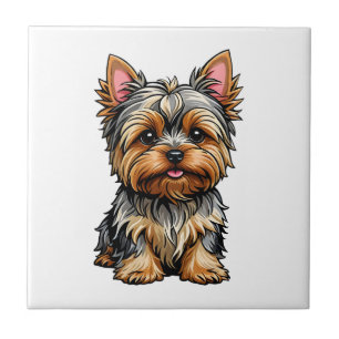 Yorkshire Terrier Fliese