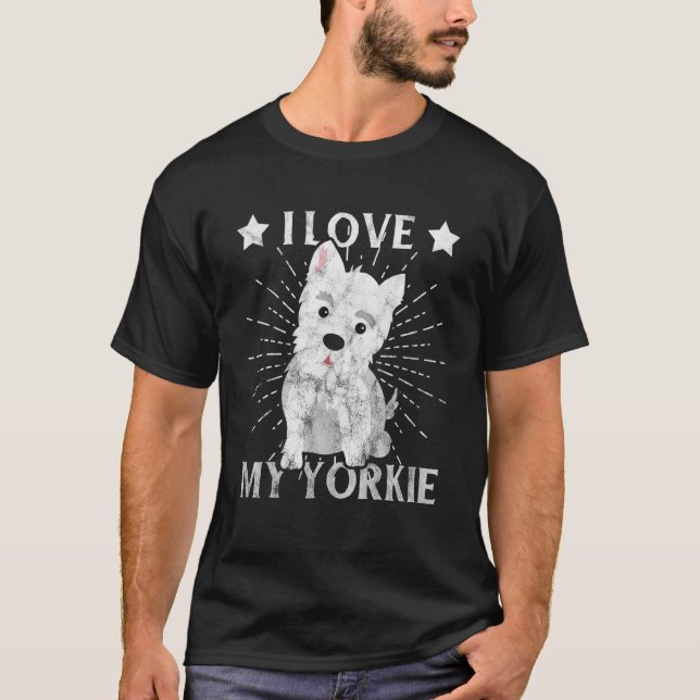 Yorkshire Terrier for Dog Yorkie Breeder T-Shirt (Vorderseite)