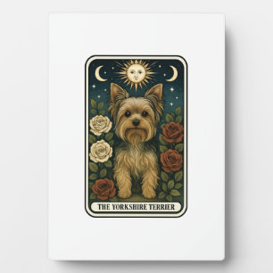 Yorkshire-Terrier Fotoplatte