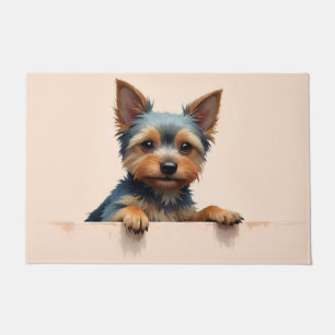 Yorkshire Terrier Fußmatten Kunst Fußmatte