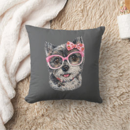 Yorkshire-Terrier-Geschenk für Hundebesitzer Kissen