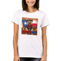 Yorkshire Terrier Gott segne Texas