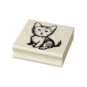 Yorkshire Terrier Gummistempel