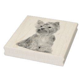 Yorkshire Terrier Gummistempel