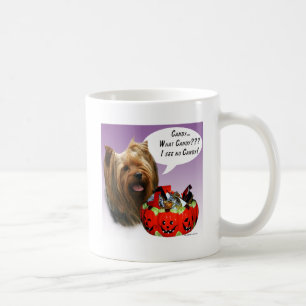 Yorkshire Terrier Halloween Candy Tasse