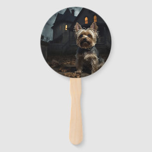 Yorkshire Terrier Halloween Gruselig Fächer