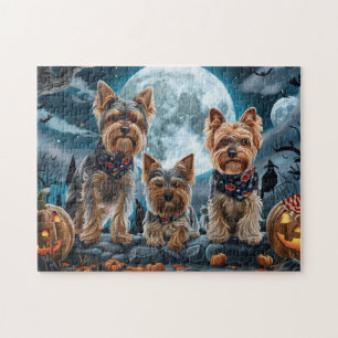 Yorkshire Terrier Halloween Spooky Puzzle