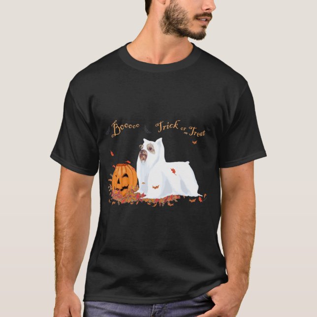 Yorkshire Terrier Halloween T-Shirt (Vorderseite)