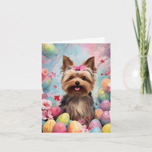 Yorkshire Terrier Happy Oaster Karte