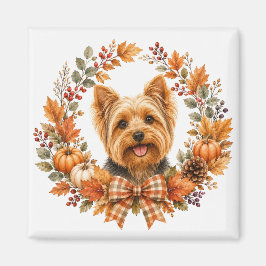 Yorkshire Terrier Herbst Magnet