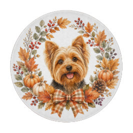 Yorkshire Terrier Herbst Schneidebrett