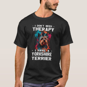 Yorkshire Terrier Hund  Hundebesitzer T-Shirt