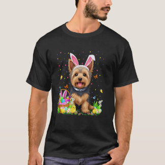 Yorkshire Terrier Hund Ostereier Jagd Bunny Ohr Ha T-Shirt