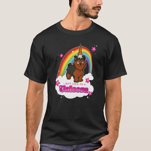 Yorkshire Terrier Hunderasse  67 T-Shirt (Vorderseite)