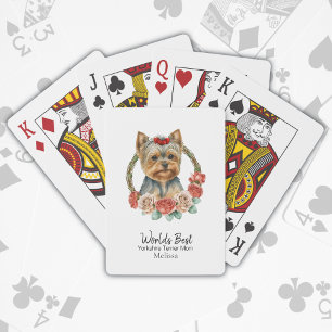 Yorkshire Terrier Individuelle Name der weltbesten Spielkarten