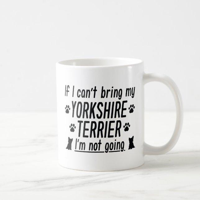 Yorkshire Terrier Kaffeetasse (Rechts)