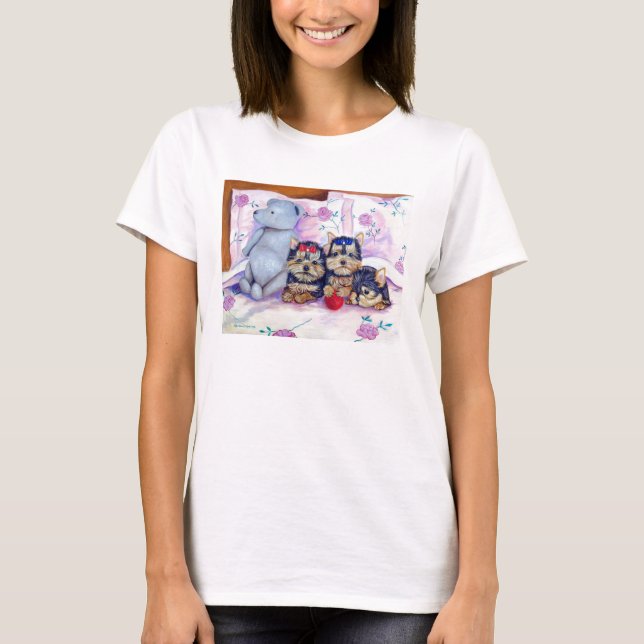 Yorkshire Terrier Keds Schuhe T-Shirt (Vorderseite)