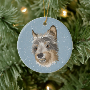 Yorkshire Terrier Keramik Ornament